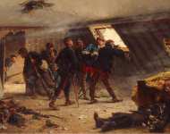 Neuville Alphonse Marie de An Episode from the Franco-Russian War The Garret in Champigny in November 1870  - Hermitage